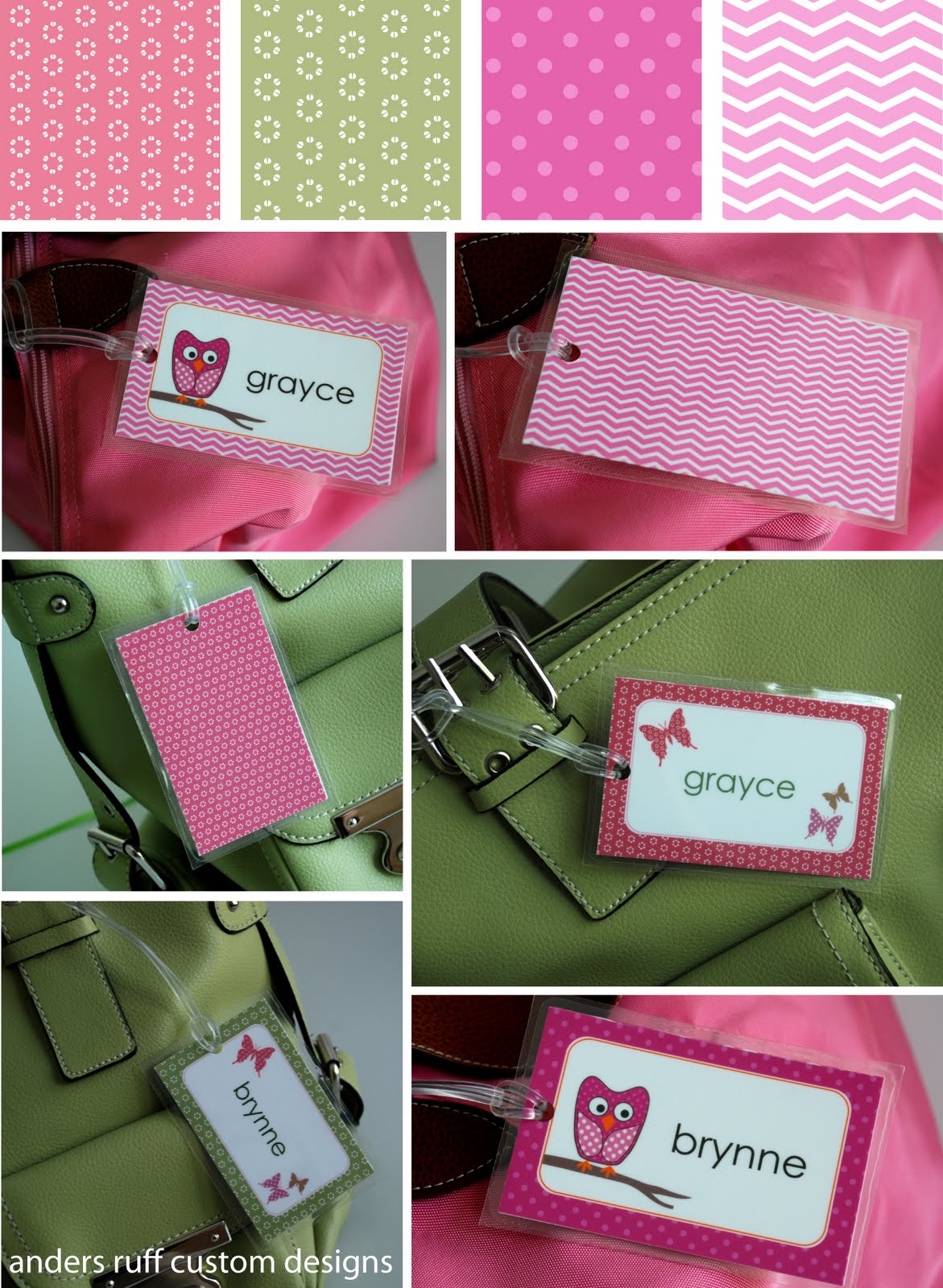 cute bag tags