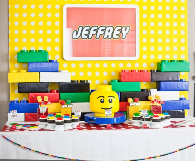 Dessert Table - Lego Party